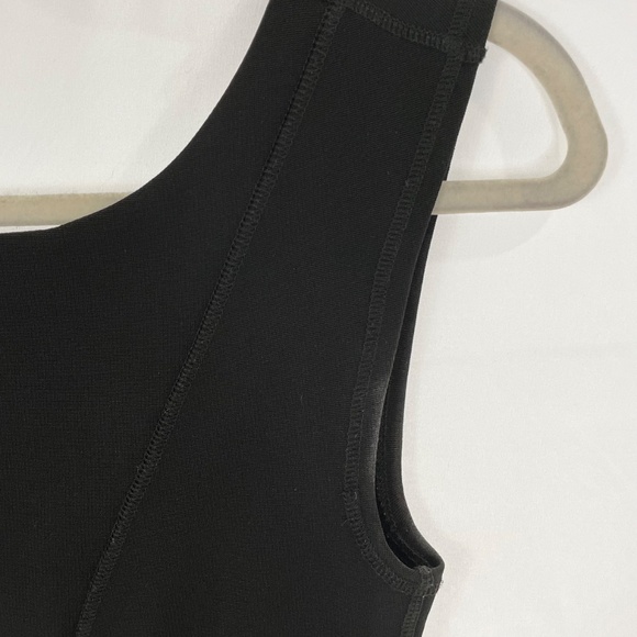 French Connection Sleeveless V-Back Bodycon Bandage Dress Black Size 0 - Picture 8 of 16